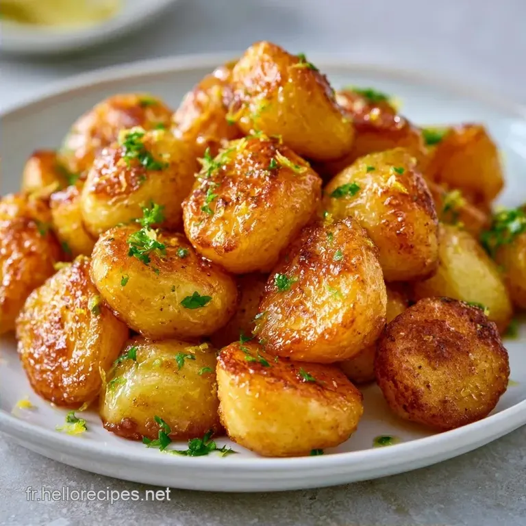 Pommes De Terre Citron: R&ocirc;ties au Four