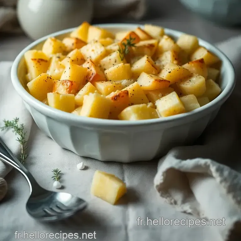 Pommes de Terre Maison: Gratin Dauphinois Facile presentation