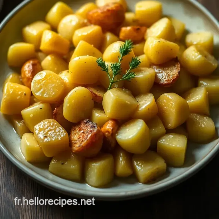 Pommes de Terre Sarladaises: Un Délice du Périgord presentation