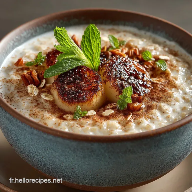 Le Porridge de GrandMère Réinventé Flocons dAvoine Crémeux et Gourmand presentation