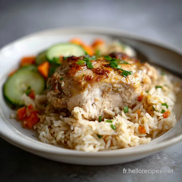 Poule au Riz Traditionnelle &agrave; la Cr&egrave;me