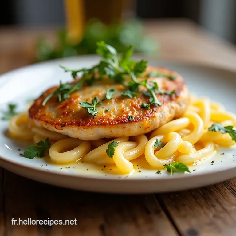 Poulet Cr&eacute;meux au Parmesan Un D&eacute;lice &agrave; la Fran&ccedil;aise