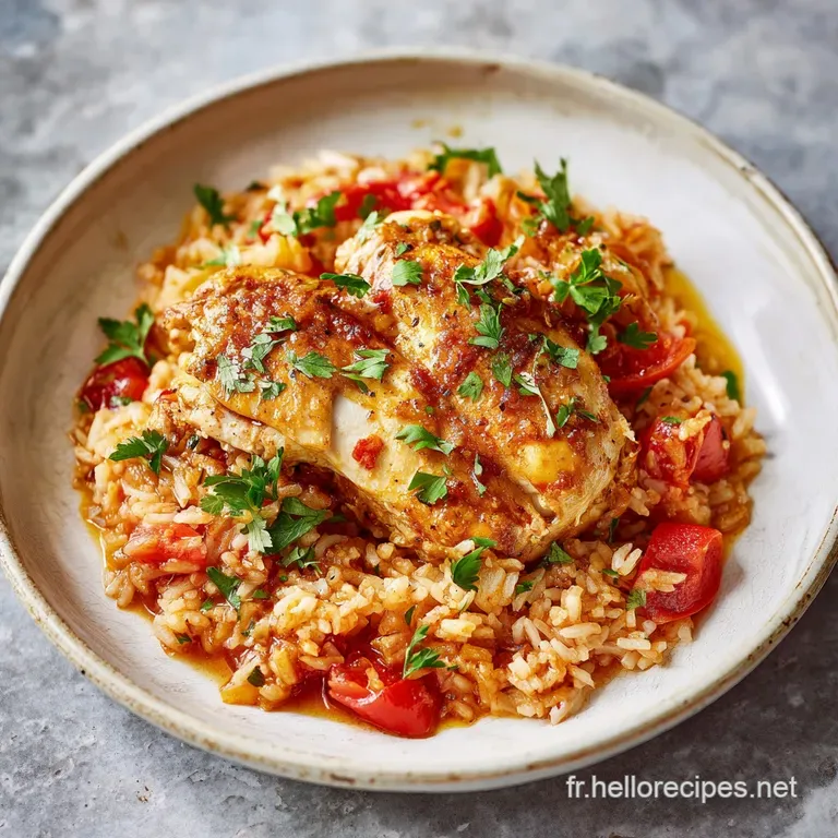 Poulet Cr&eacute;meux au Riz : Ultra Cr&eacute;meux