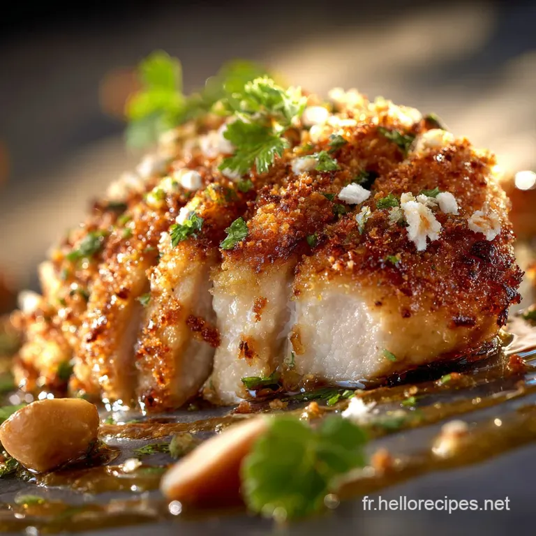 Poulet Dor&eacute; et Croquant au Parmesan et &agrave; lAil : le secret dune panure qui tient.