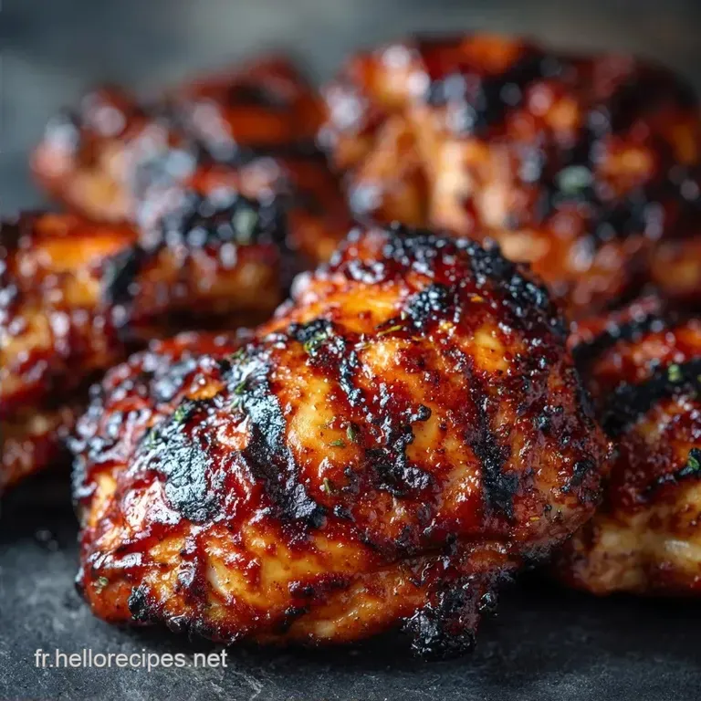 Poulet Fum&eacute; au Barbecue Maison: Go&ucirc;t Bois&eacute;