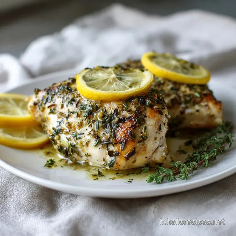 Recette Poulet Minceur Citron Rapide