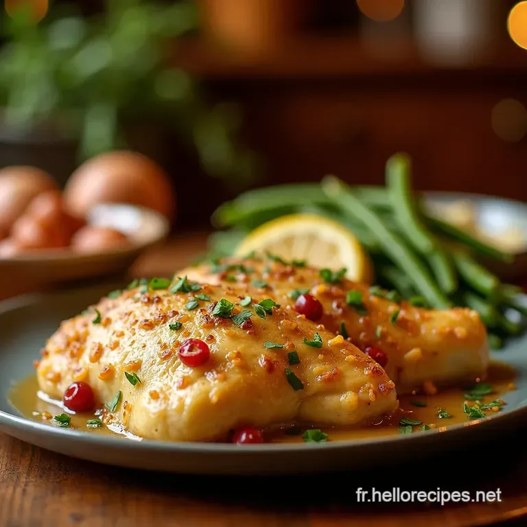 Poulet Parmesan &Agrave; La Longhorn Revisit&eacute;e presentation
