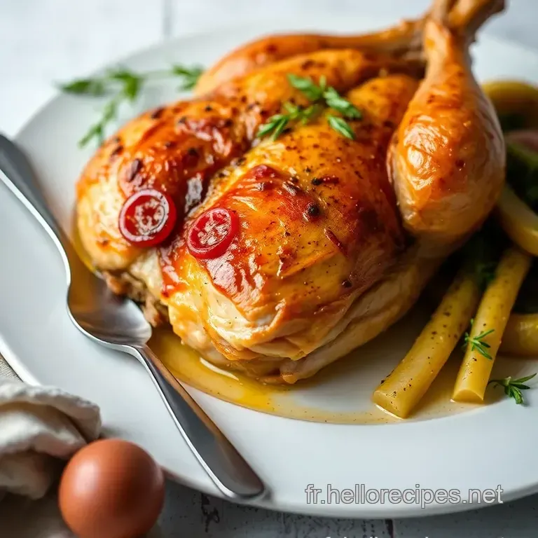 Poulet Rôti: La Recette Simple et Parfaite presentation
