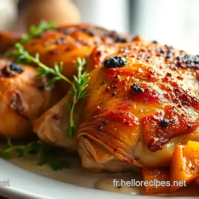 Poulet Rôti Facile: Ma Recette Inratable et Gourmande!