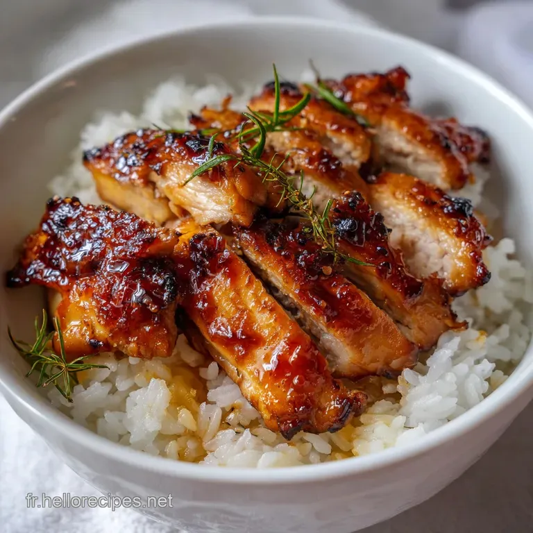 Poulet Teriyaki Parfait : Le Secret Du Laquage presentation