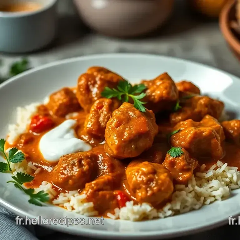 Poulet Tikka Masala : Un voyage épicé vers l' Inde à la maison