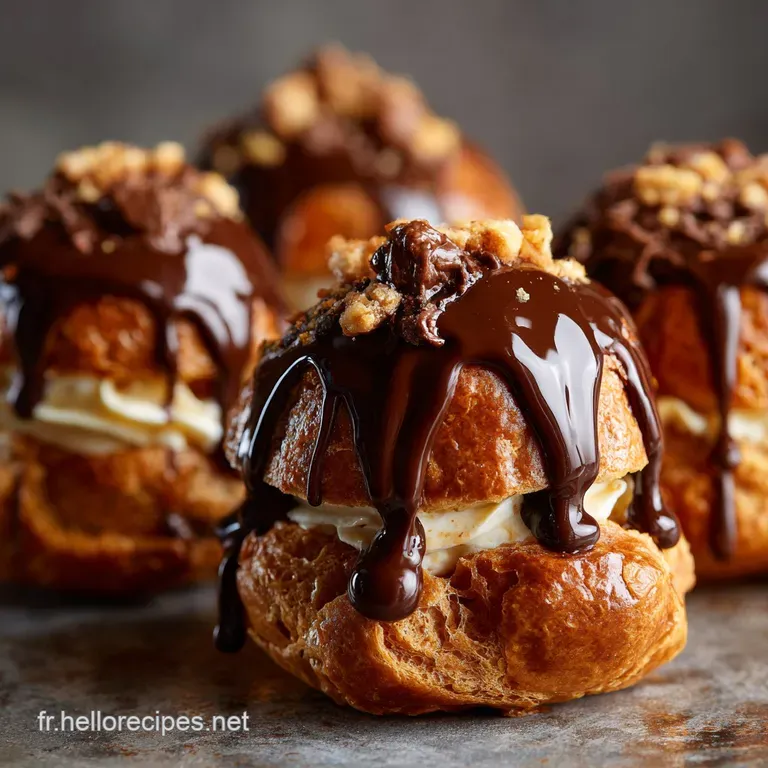 Profiteroles au chocolat Recette classique et astuces pour la p&acirc;te &agrave; choux