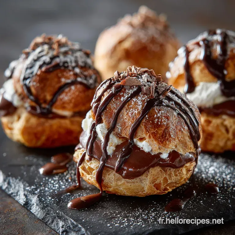 Profiteroles au chocolat La recette des choux parfaits et de la sauce fondante