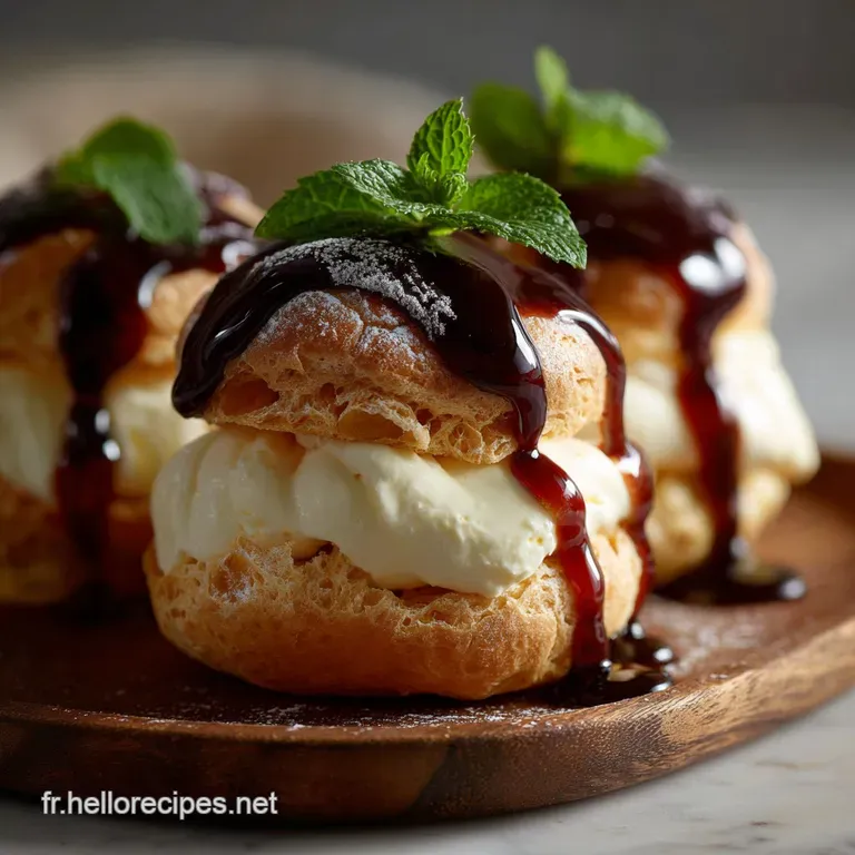 Choux &agrave; la cr&egrave;me Profiteroles : La recette classique pour une p&acirc;te &agrave; choux parfaite