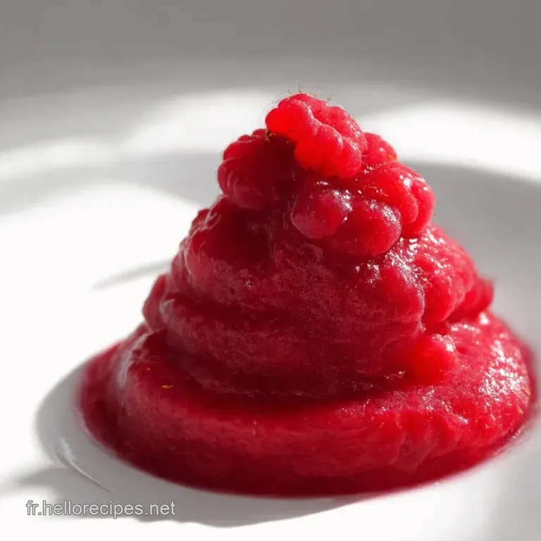 Purée de Framboise Parfaite Un Éclat dÉté dans Votre Cuisine