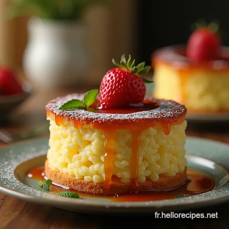 Le QuatreQuarts dOr Le Gâteau Fondant à lÉquilibre Parfait presentation