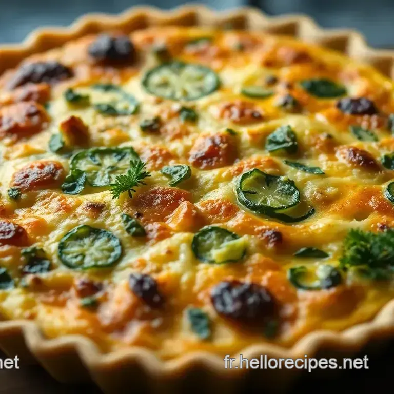 Quiche à la Courgette : Un Rayon de Soleil dans Votre Assiette