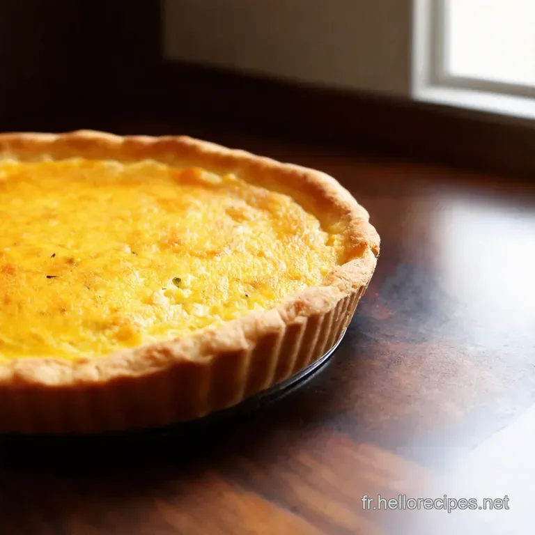 Quiche au Fromage la Tradition Facile presentation