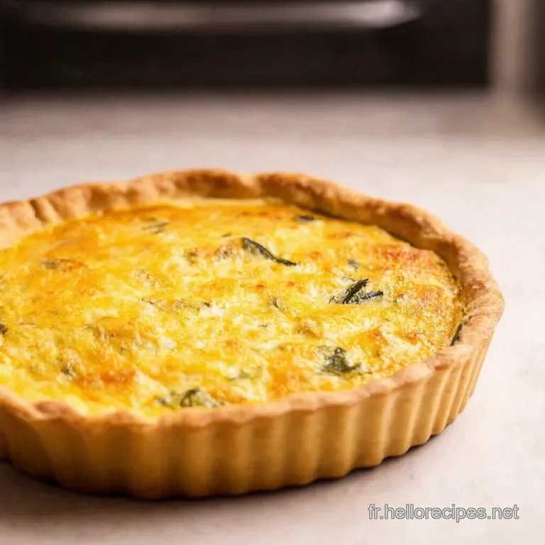 Quiche Douceur D&eacute;t&eacute; Courgettes Et Fromage Frais En Harmonie presentation
