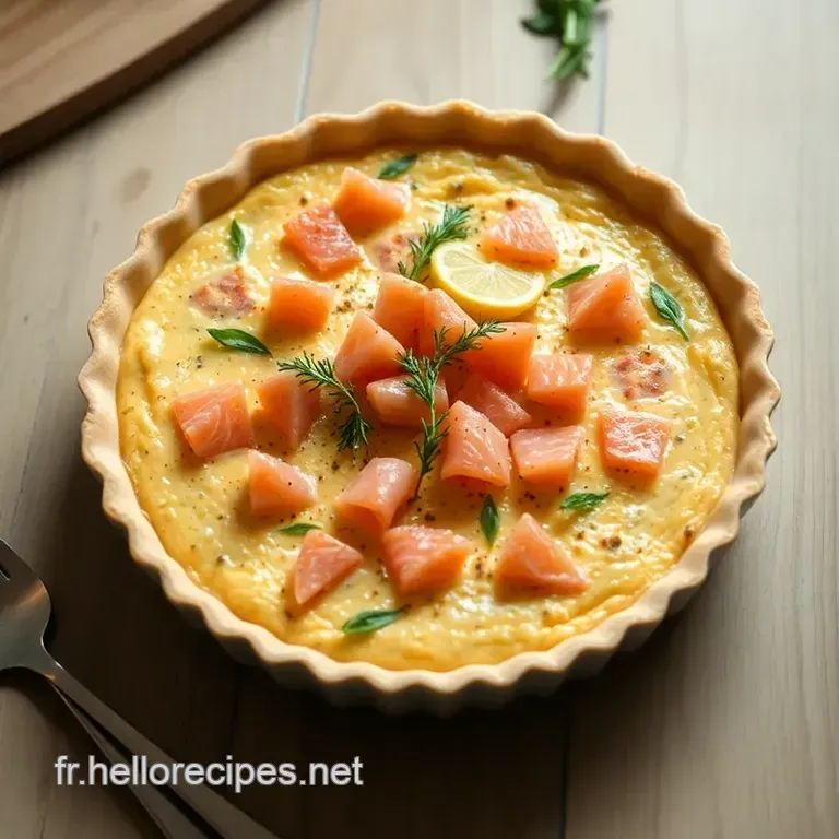 Quiche Saumon Épinard : Délicieuse et Facile à Préparer presentation