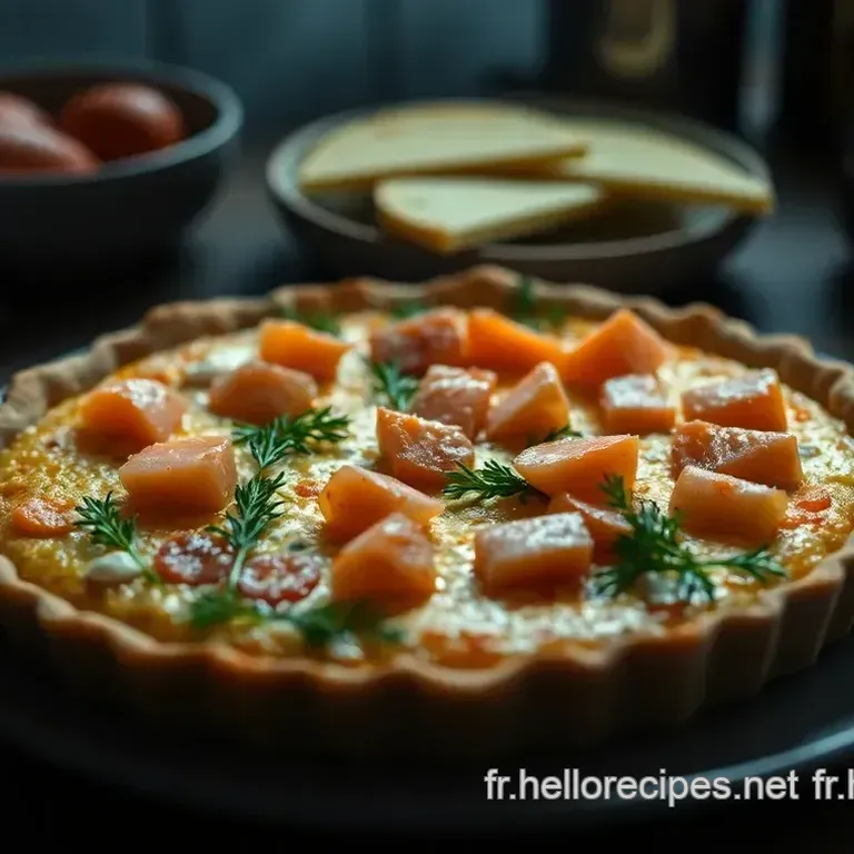 Quiche Saumon Épinard : Une Délicatesse Savoureuse à Réaliser
