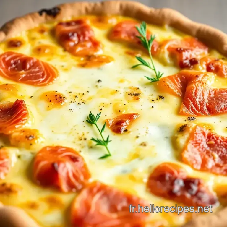 Quiche Saumon un Classique Revisité presentation