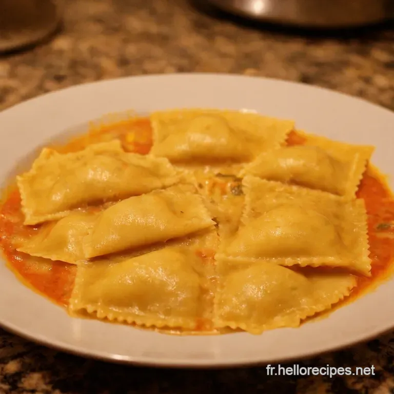 Raviolis Maison Ricotta et Épinards La Recette de Famille presentation