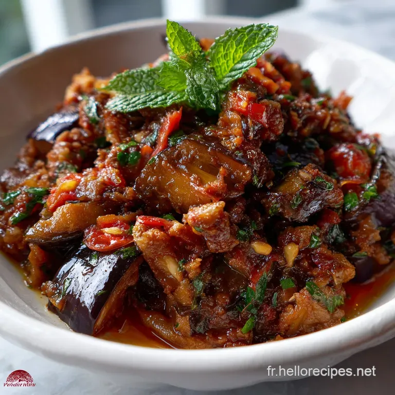 Recette Libanaise Aubergine Viande Hache Authentique