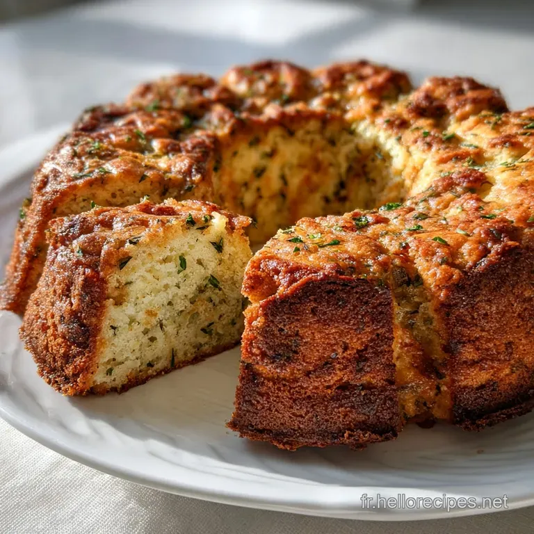 Recette Cake Sal&eacute; Moelleux