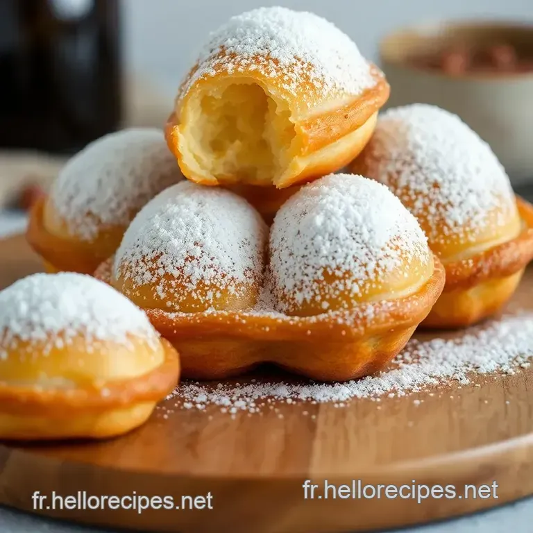 Recette de Beignets Classiques à la Nouvelle-Orléans presentation