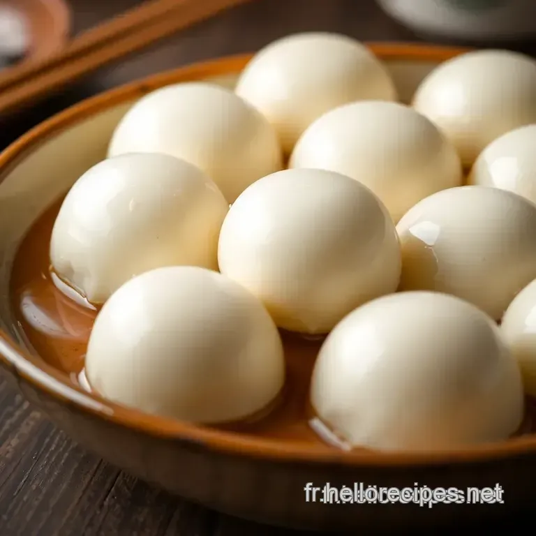 Recette de Mochi Traditionnel Japonais : Plaisir Glacé et Moelleux presentation