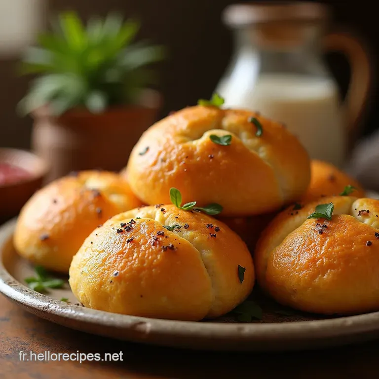 Recette Les Batbouts Marocains Authentiques Le Pain de la Simplicité Parfaite presentation