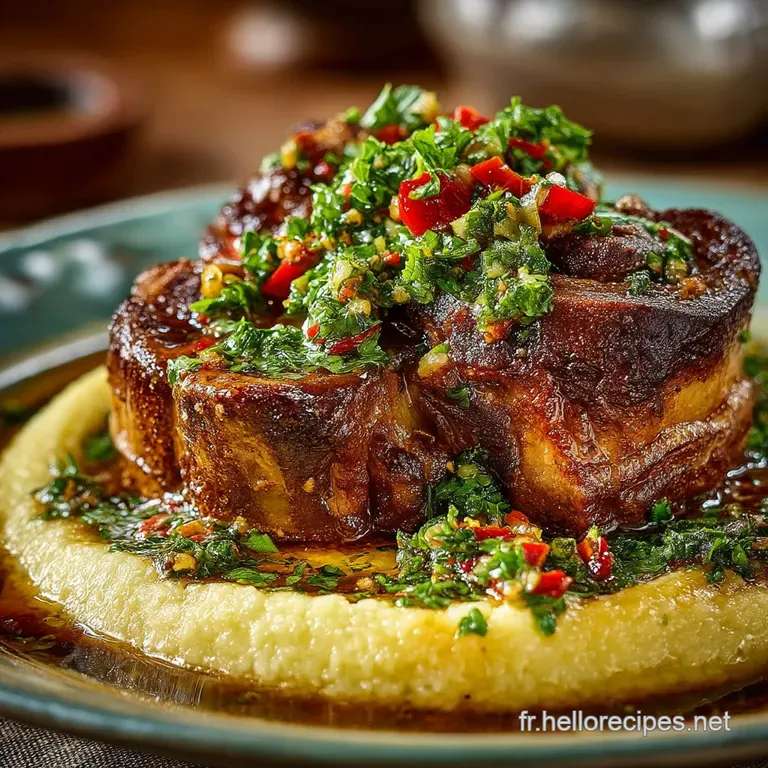 Losso Buco Classique &Agrave; La Milanaise Tendresse Et Gremolata Parfaite presentation