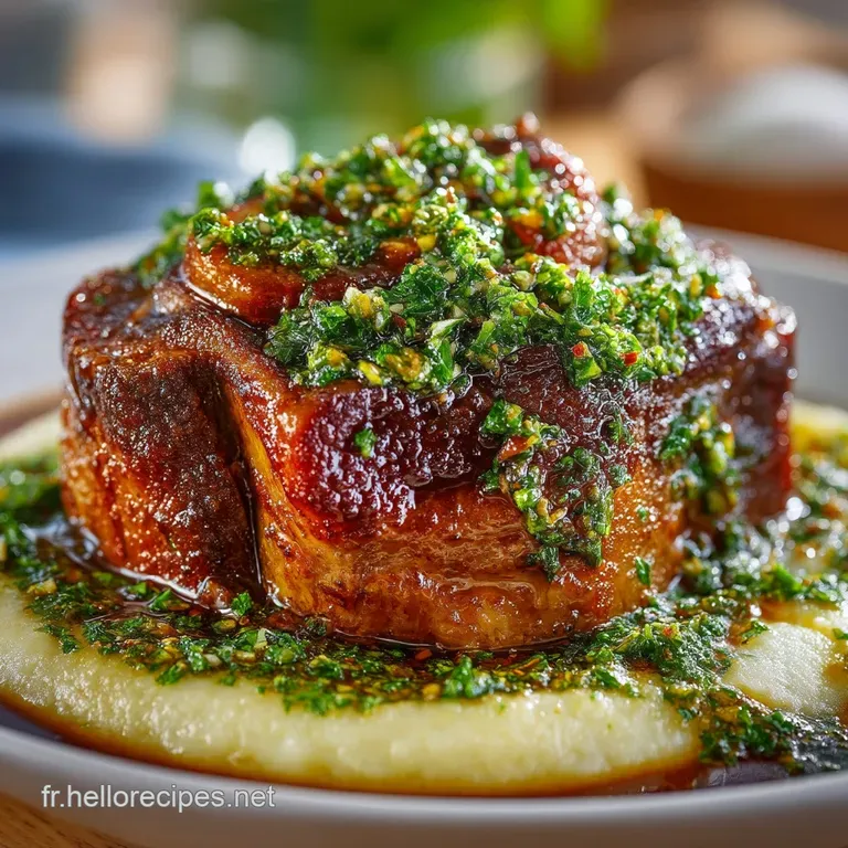 LOsso Buco Classique à la Milanaise Tendresse et Gremolata Parfaite
