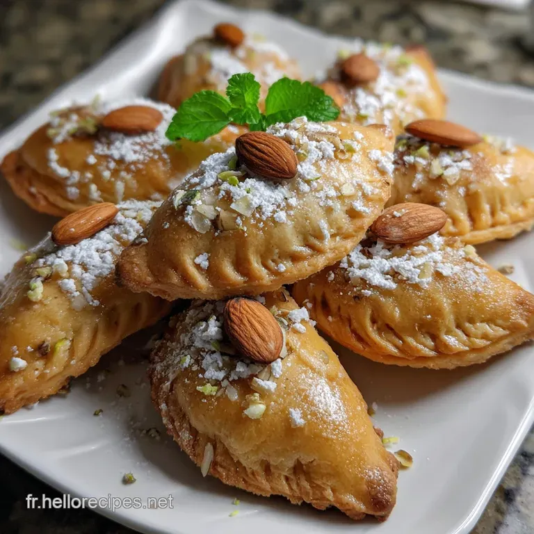 Gateau Alg&eacute;rien Skandraniette : Chic Amandes Fleur Doranger presentation