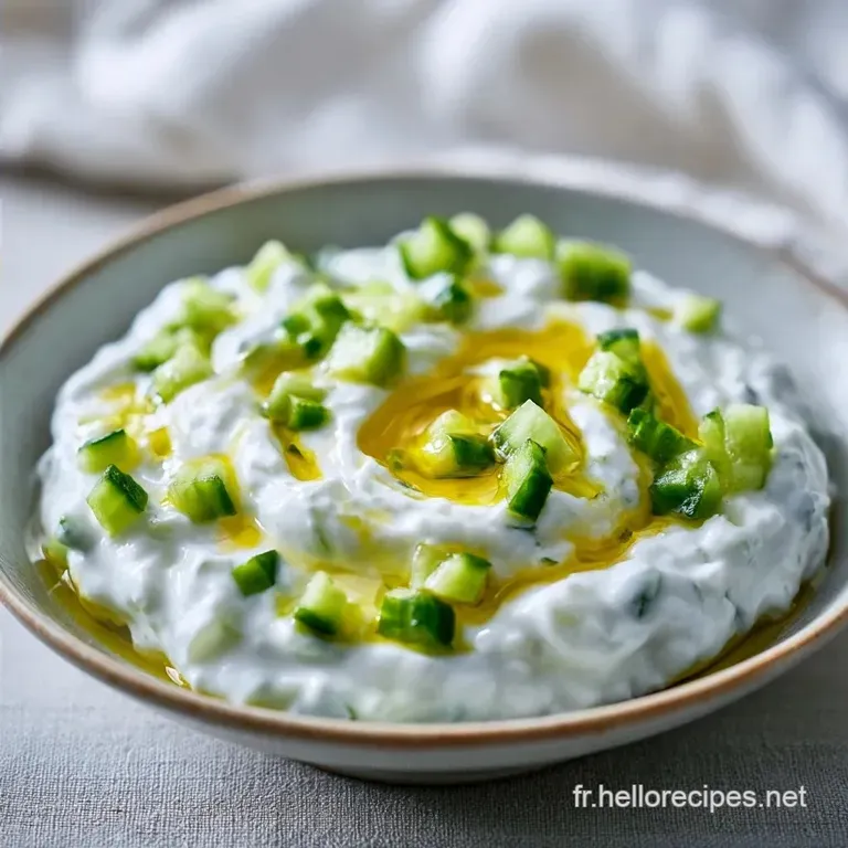 Recette Tzatziki Cr&egrave;te Traditionnelle