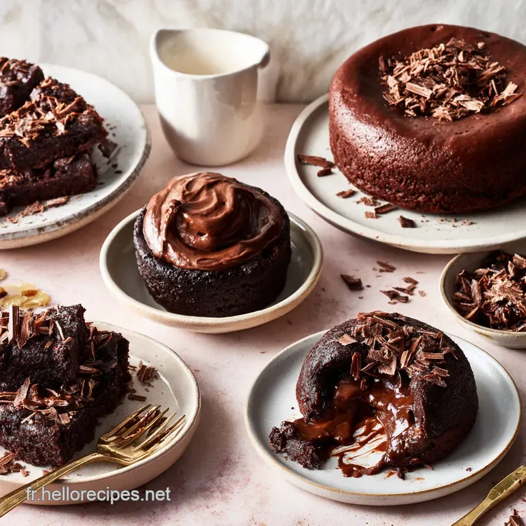 7 Recettes de Desserts au Chocolat Gourmands