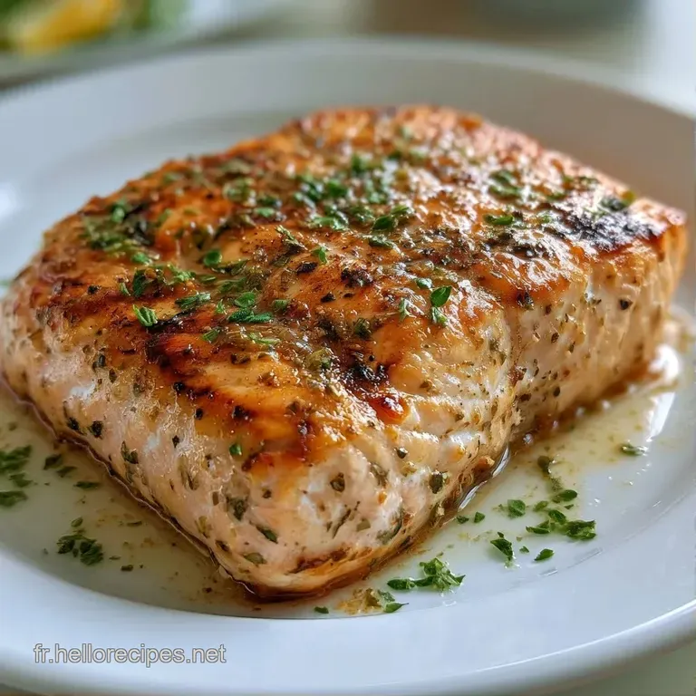 Saumon ros&eacute; juteux sur un lit de l&eacute;gumes croquants et color&eacute;s, sublim&eacute; par un filet d'huile et du persil frais vert.
