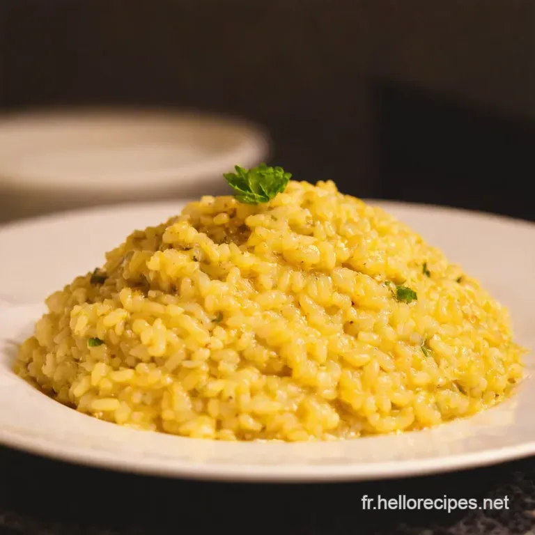 Risotto Classique Le Secret Dun Plat Cr&eacute;meux Et R&eacute;ussi presentation