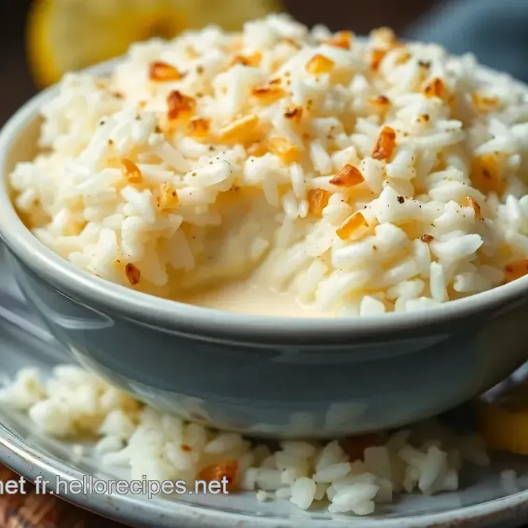 Riz au Lait au Four: Croûte Caramélisée
