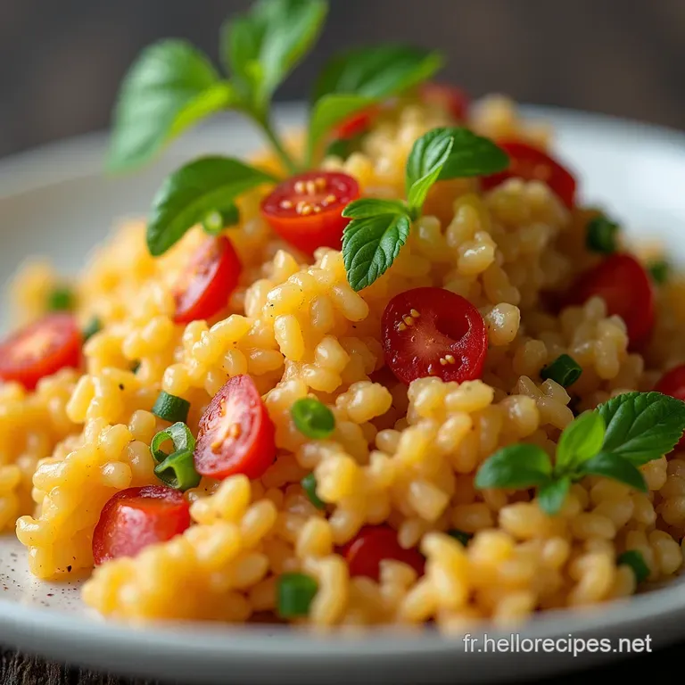 Salade de Riz Rapide Méditerranéenne Fraîcheur Minute en 45 Min