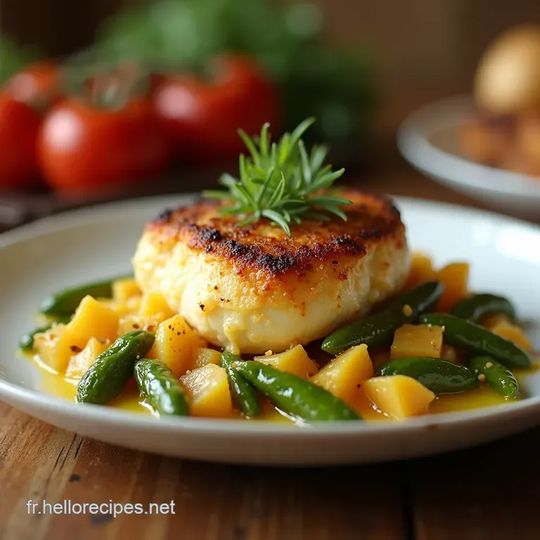 Riz Saut&eacute; Aux &Eacute;pinards Couronn&eacute; Dun &OElig;uf Parfait presentation