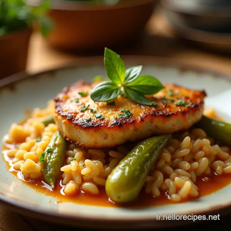 Riz Saut&eacute; Aux &Eacute;pinards Et &OElig;uf Un D&eacute;lice Bistro presentation