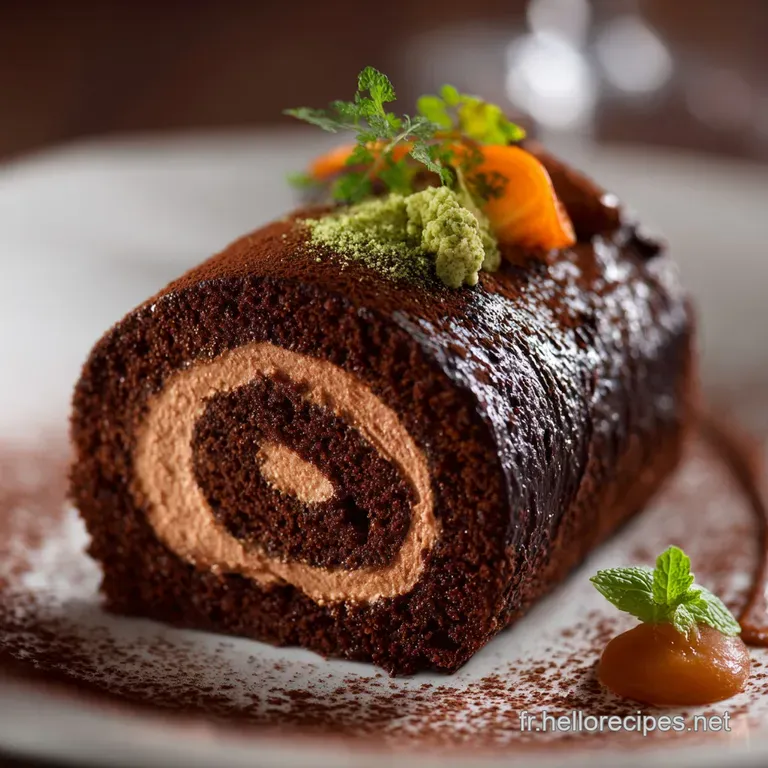 Roul&eacute; Au Chocolat : Le Secret Dune G&eacute;noise A&eacute;rienne presentation