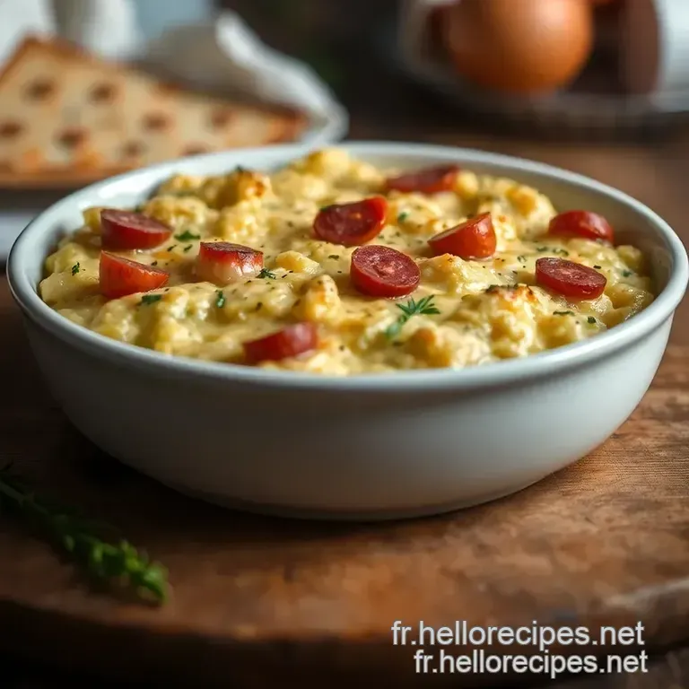 Roulé au Chorizo et Fromage presentation