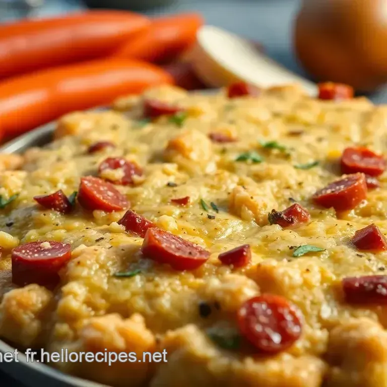 Roulé au Chorizo et Fromage