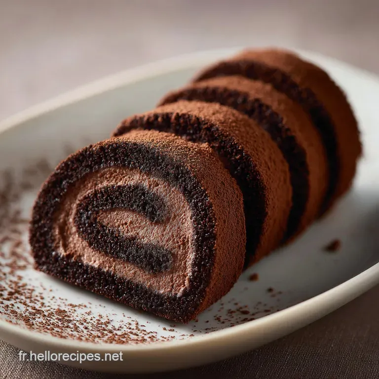 Roulé Forêt Noire : LÉlégance du Chocolat