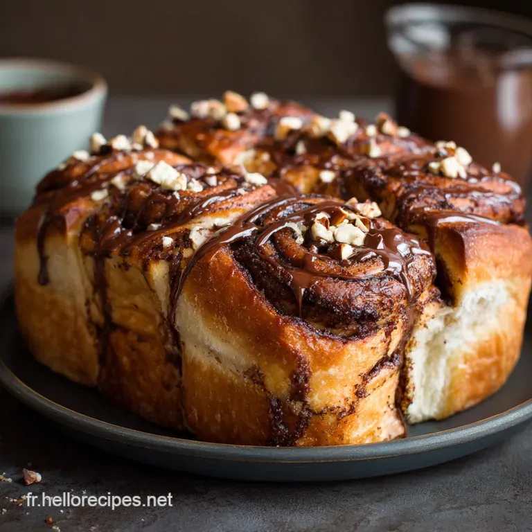 Rouleau au Nutella Escargots brioch&eacute;s du dimanche ultra moelleux