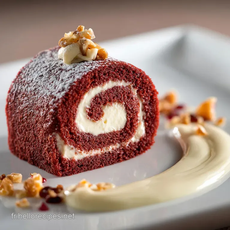 Rouleaux De Cannelle Red Velvet Et Gla&ccedil;age Cr&eacute;meux Au Beurre Noisette presentation