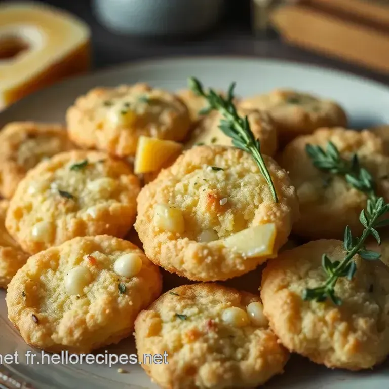 Sablés Apéritif Facile: Le Goût du Parmesan qui Surprend!